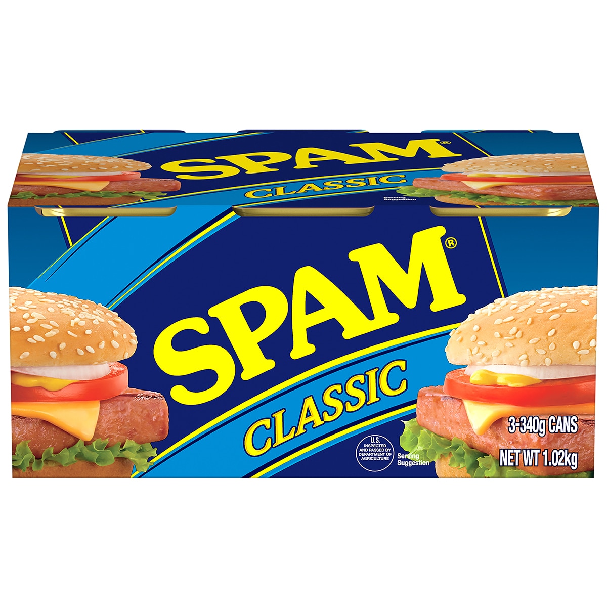 Spam Regular 3 X 340g