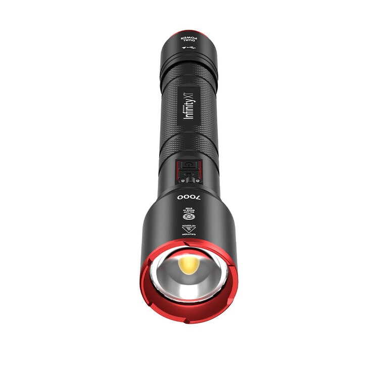 Infinity X1 7000 Lumen Dual Power Rechargeable Flashlight 1806405