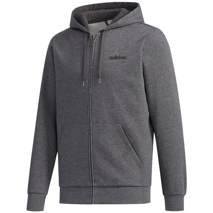 Adidas Men's Zippered Hoodie Heather Grey Costco Australia