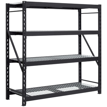 Whalen Industrial Rack with Interlocking Wire Deck