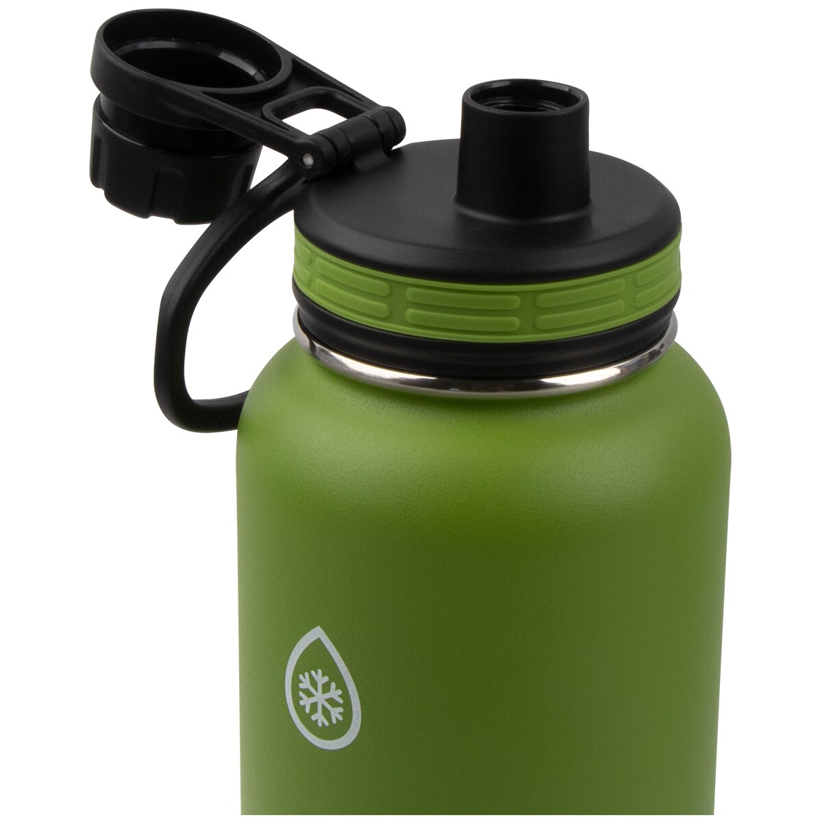 ThermoFlask Insulated Stainless Bottle 1 2L 2pk White Green Costco