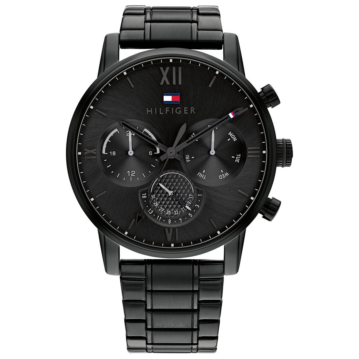 Tommy Hilfiger Black Steel Black Dial Men's Watch