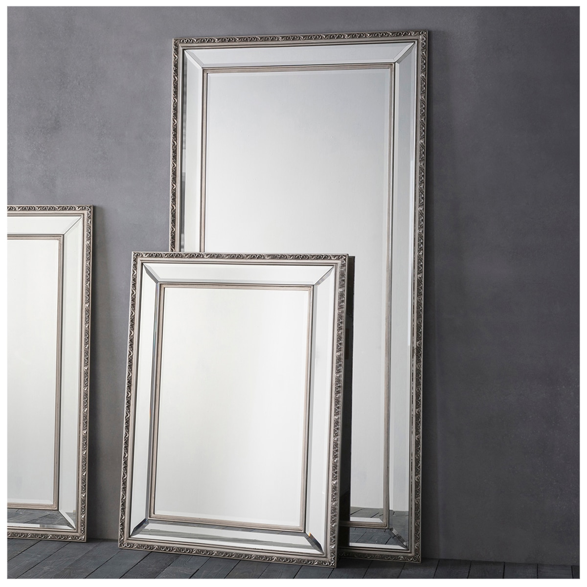 Hudson Living Marlebone Pewter Mirror 840x1145mm