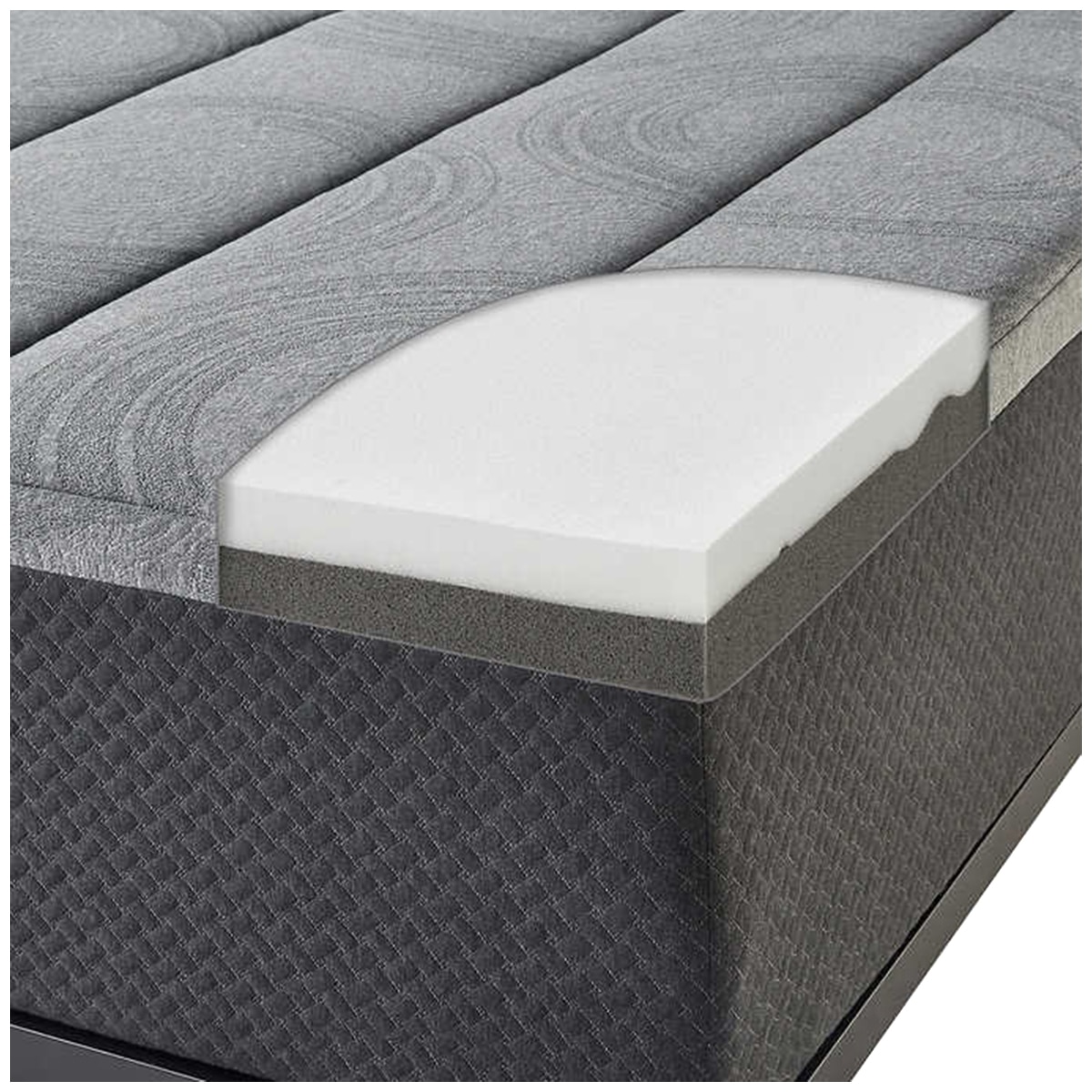 3" Blackstone EliteGraphene Memory Foam Rejuvenator Mattress Topper - King