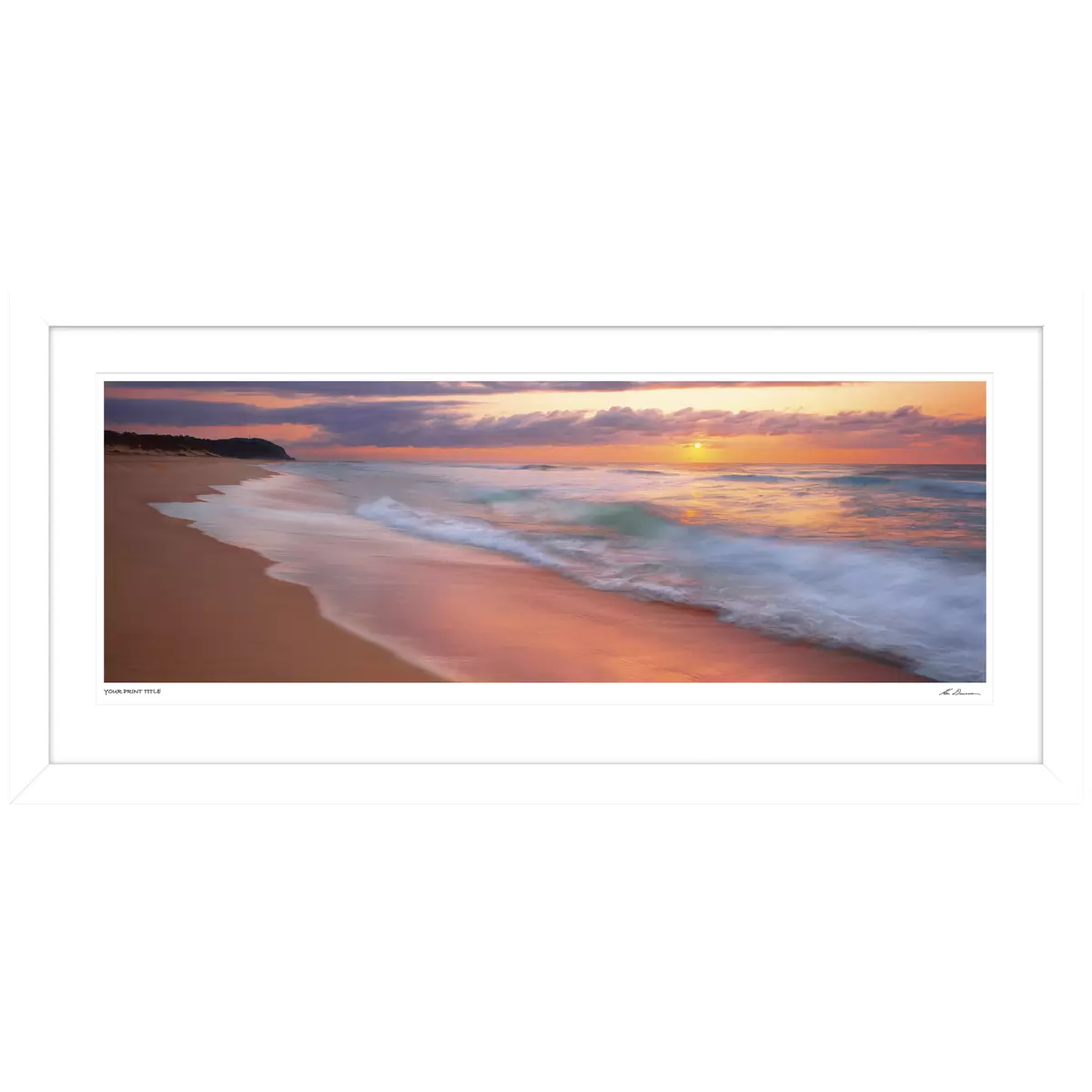 Ken Duncan 30 Inch Dawning of a New Day, Wamberal Framed Print