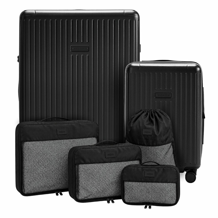 Globite 2 Piece Luggage Set With 4 Piece Packing Cube