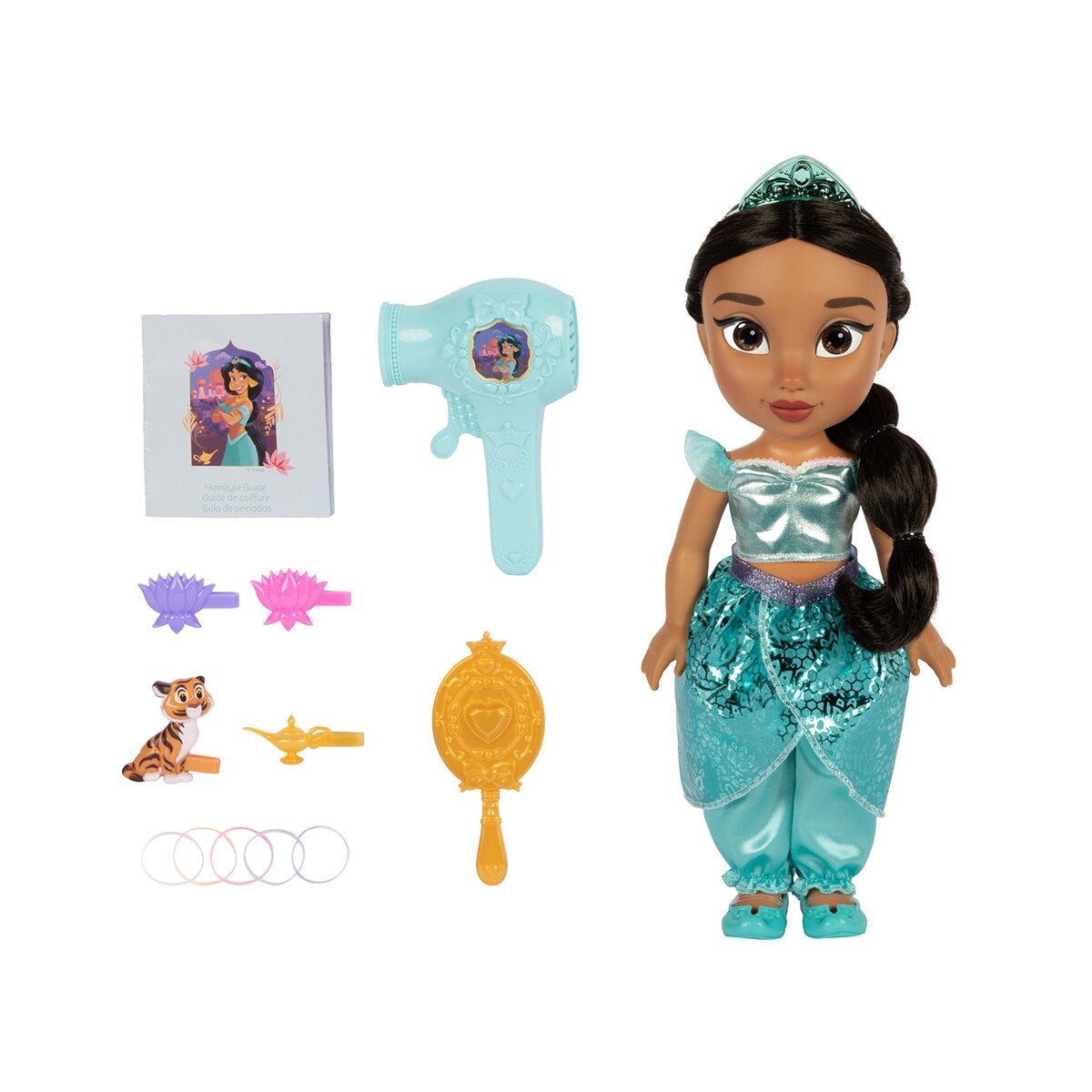 Disney Large Doll with Hair Play Set 6 Princesses Assortment