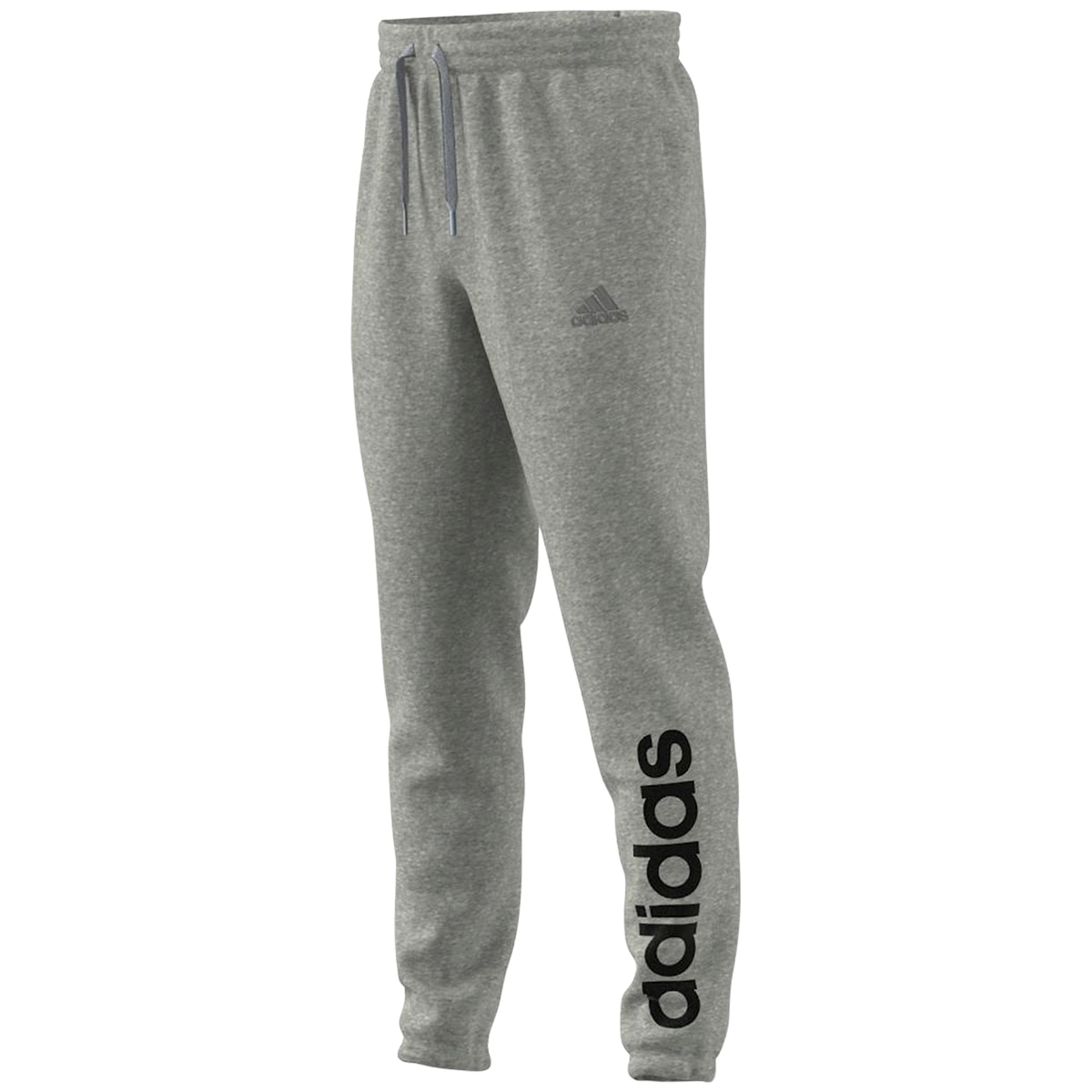 Adidas Essentials cuff logo pant - Heather Grey