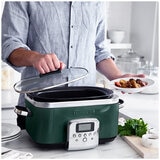 GreenPan 6L Slow Cooker CC009380-001 Pine Green