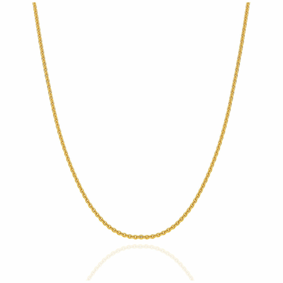 18KT Yellow Gold Cable Chain