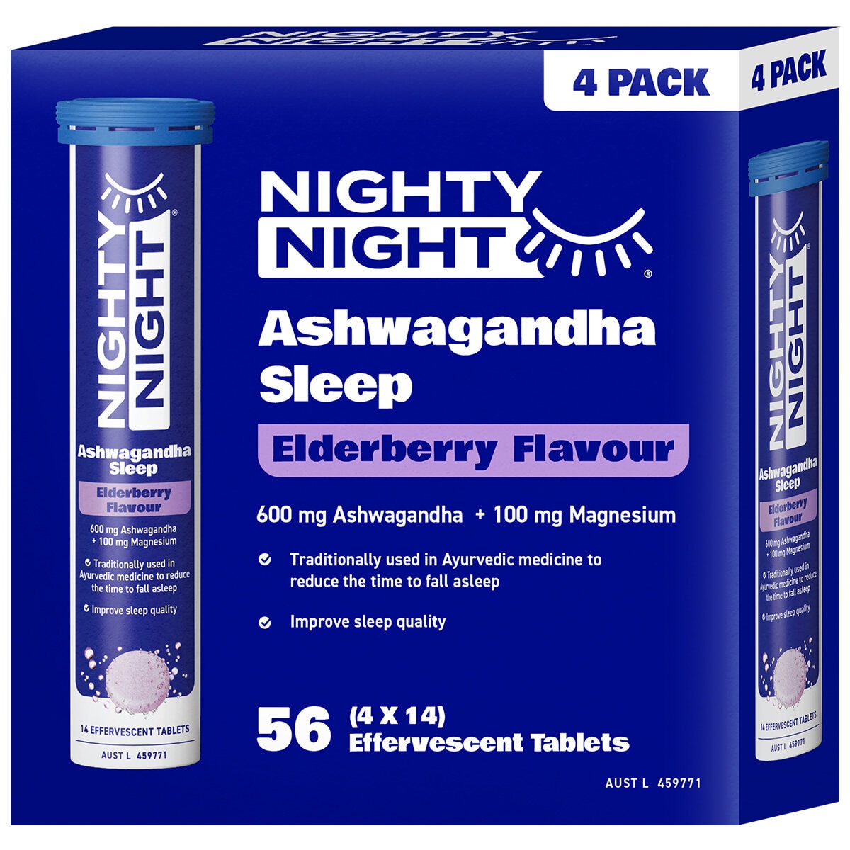Nighty Night Sleep 4 x 14 Effervescent Tablets