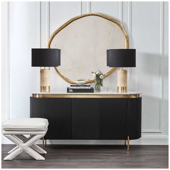 CAFE LIGHTING & LIVING Demarco Buffet Black