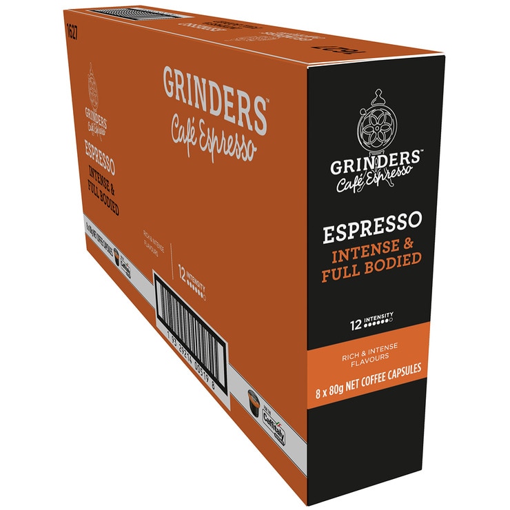 Grinders Caffitaly Espresso Capsules 8 x 80g Costco Australia