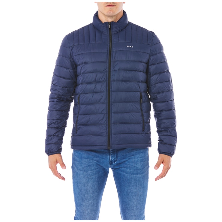 New Navy X-Large DKNY Mens Lightweight Ultra Loft Quilted Puffer Vest