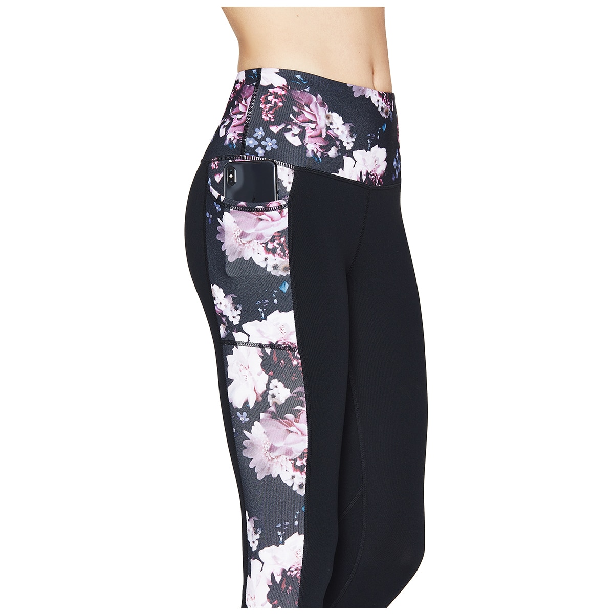 Skechers Go Walk Tight - Floral Black