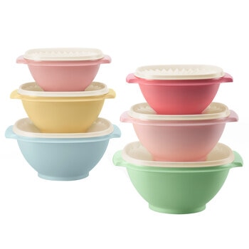 Tupperware Heritage Bowls 12 Piece Set