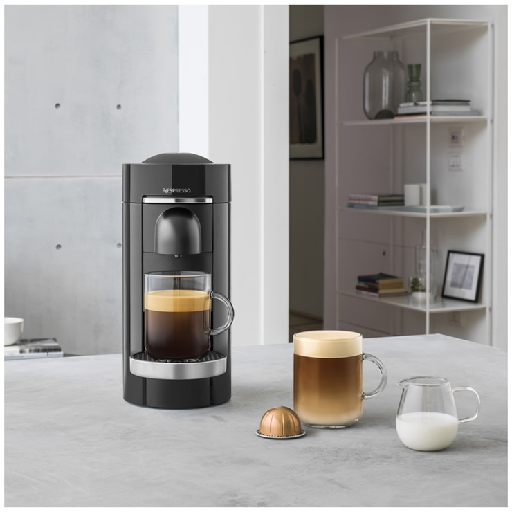 Delonghi Nespresso VertuoPlus Bundle Matte Black ENV150BMAE Costco
