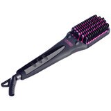 Tymo Ionic Hair Straightener Brush Black and Purple HC101