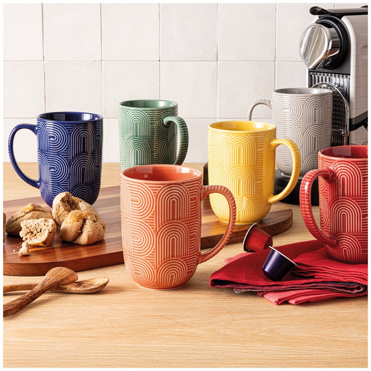 over&back Arch Mugs 490ml x 6 Pack