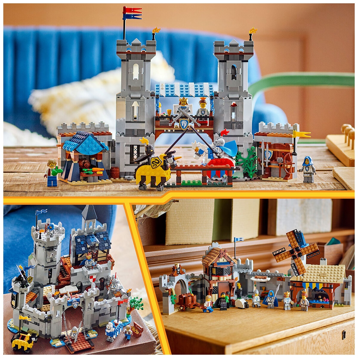 LEGO Creator 3 in 1 Medieval Horse Knight Castle 31168