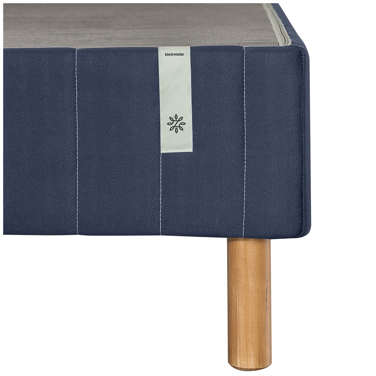 Quick Snap Mattress Base King Navy (Zinus)