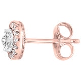 0.33ctw Diamond Earings with Halo