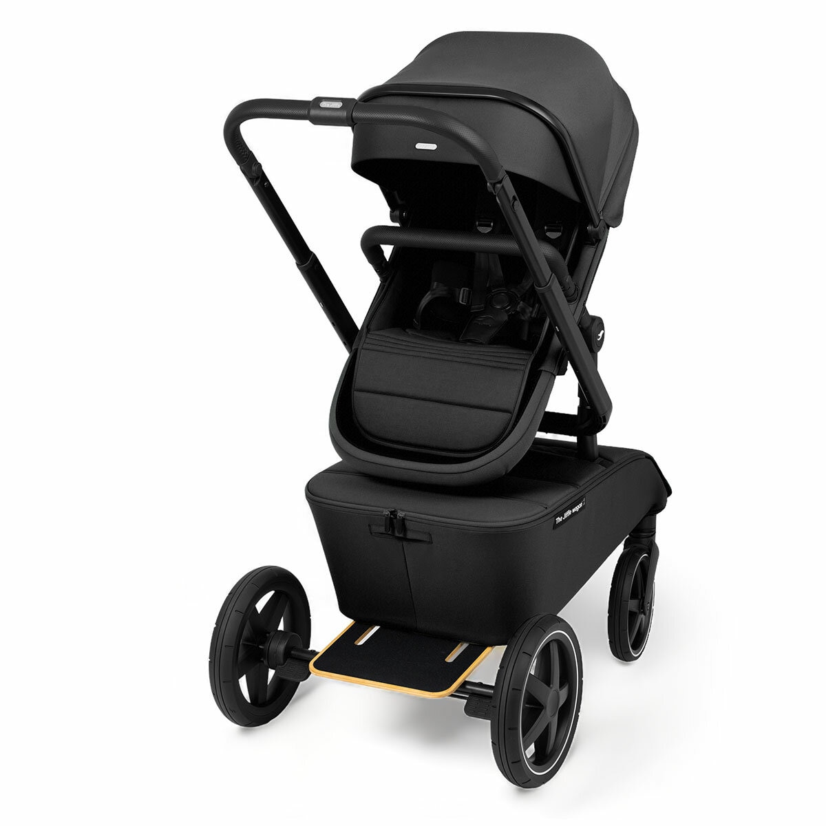 The Jiffle Wagon 6 in 1 Stroller Black