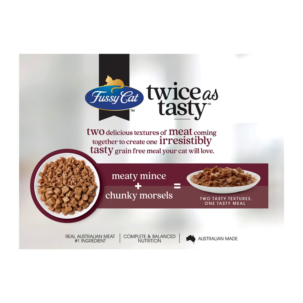 Fussy Cat Mince & Morsels 48 x 85g