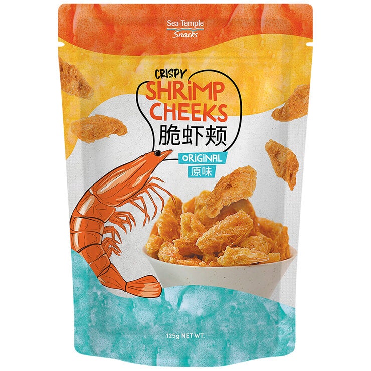 Sea Temple Crispy Shrimp Cheeks 125g Sea Temple Crispy Shrimp Cheeks 125g