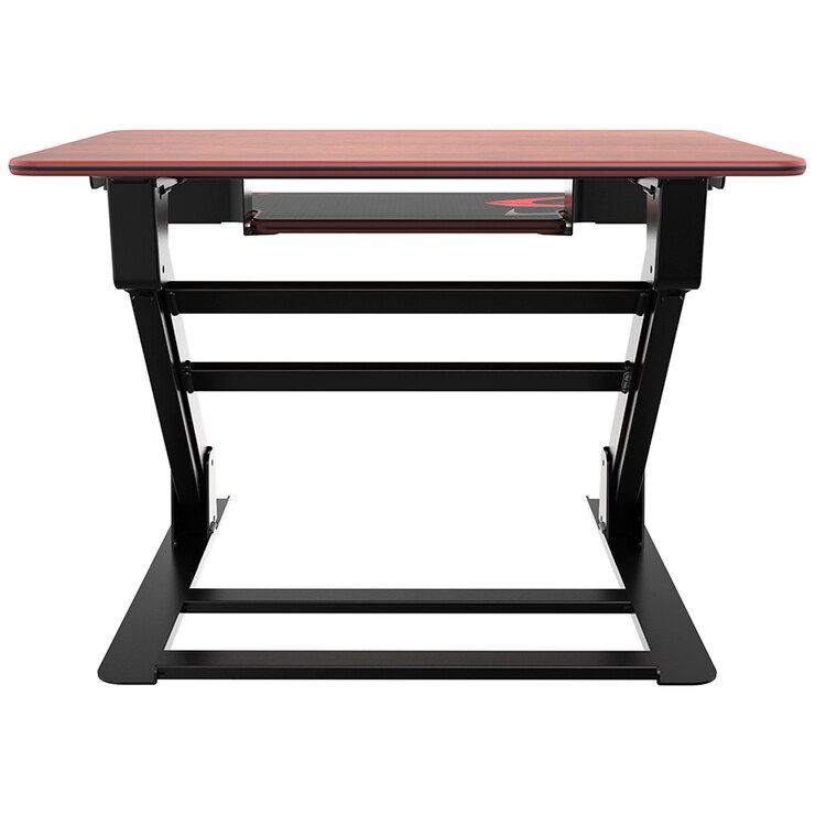Eureka Ergonomic Height Adjustable Sit Stand Desk 81cm Cherry Costco Australia