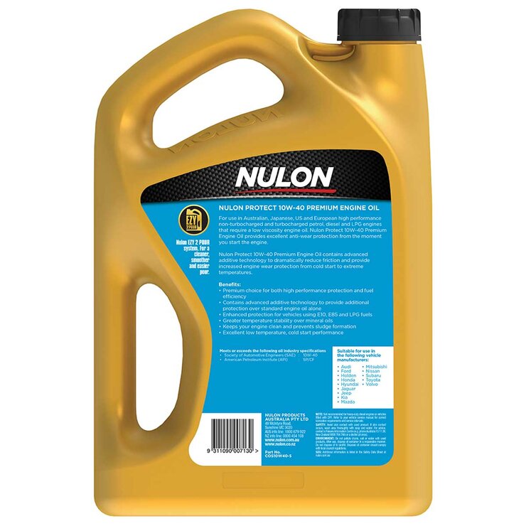 Nulon Protect Semi Synthetic 10W-40 Premium Engine Oil