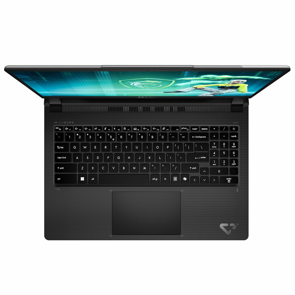 MSI Cyborg 15.6 inch C13WEO-617AU Gaming Laptop Platinum Gray