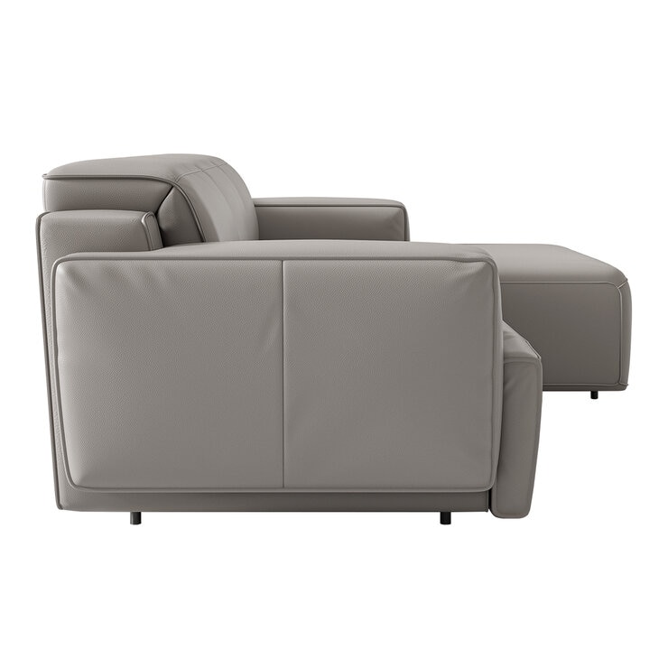 Valencia Valentina Leather Recliner Sectional Lounge With Right Chaise