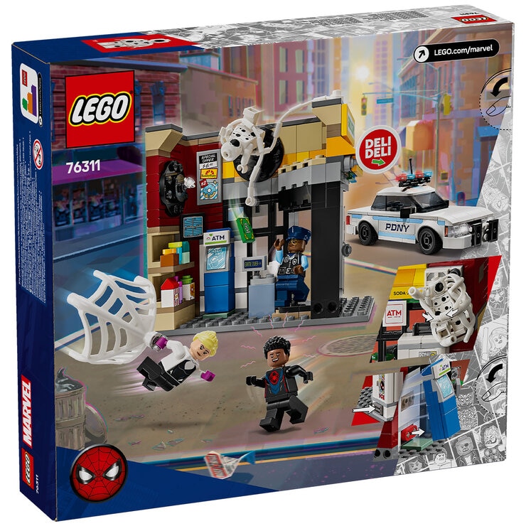 LEGO Marvel Spider-Verse Miles Morales vs The Spot 76311