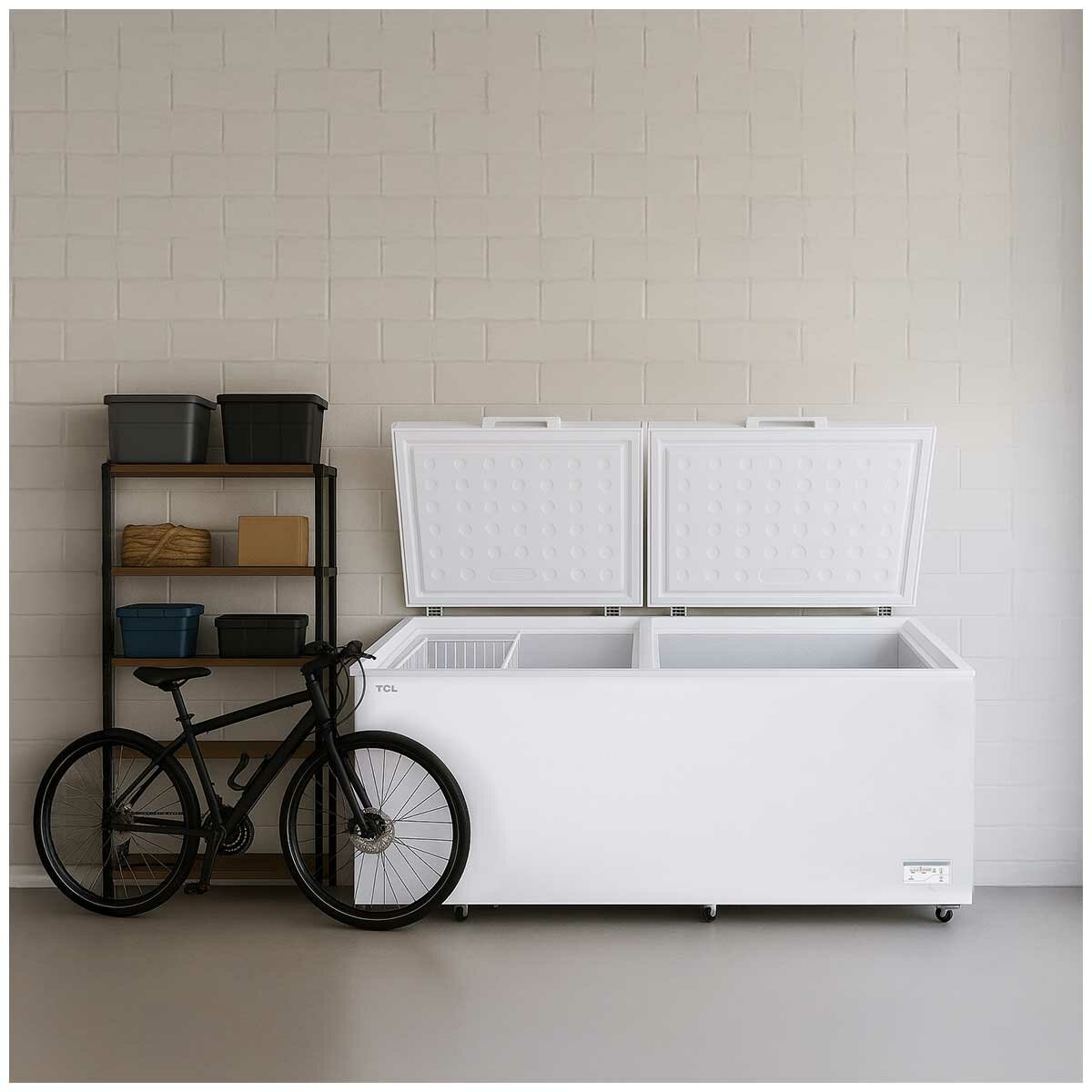 TCL 688L Hybrid Chest Freezer White F708CFW