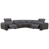 Aiden & Ivy Leather Power Reclining Sectional