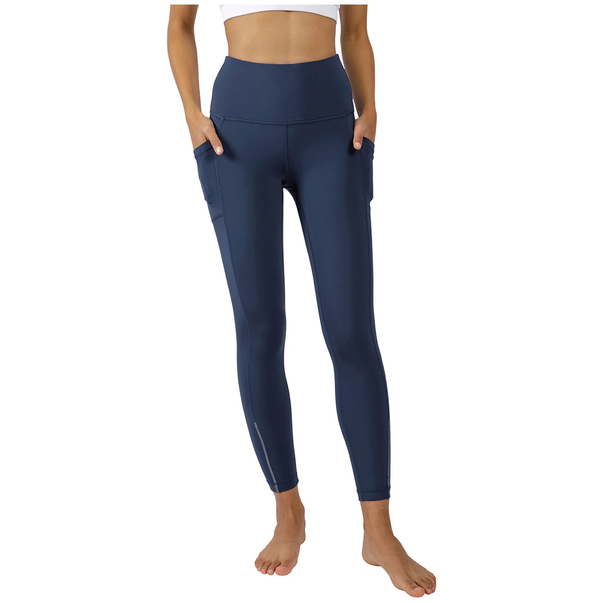 90 Degree Interlink Hi Rise Legging - Inky Chill