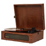 Crosley Voyager Portable Bluetooth Turntable Brown Croc