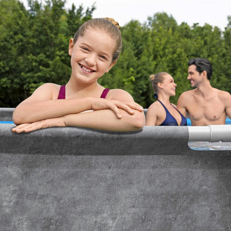 Bestway Platinum Series Power Steel Above Ground Pool Set 6.1m Bestway Platinum Series Power Steel Above Ground Pool Set 6.1m