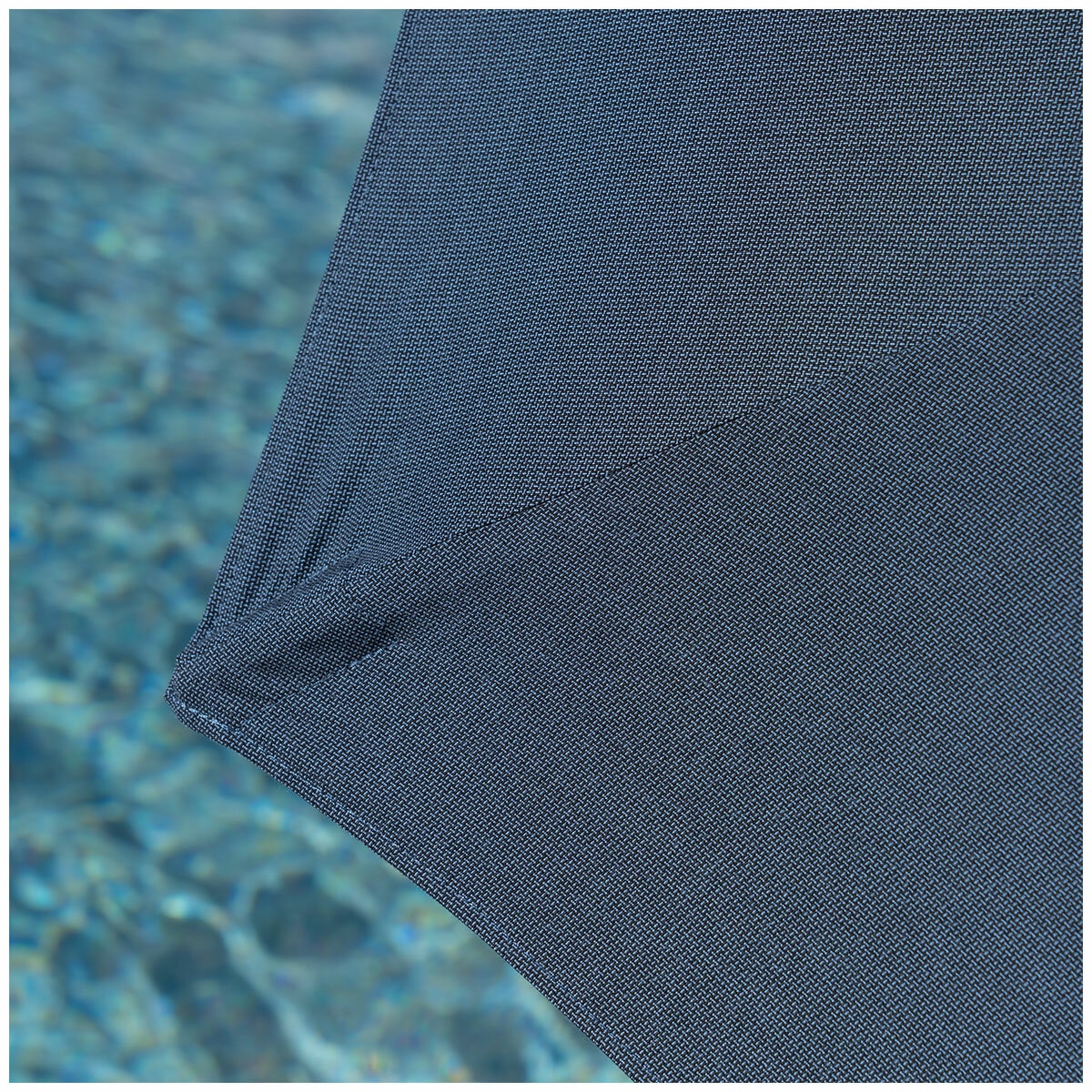 SunVilla Blue LED Market Umbrella 3M