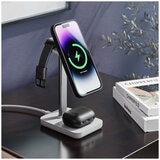 Journey MagSafe Compatible 3-in-1 Wireless Charging Stand BLACK