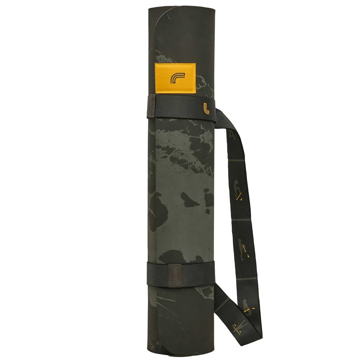 Lolë Yoga Mat With 2 In 1 Strap Olive Green