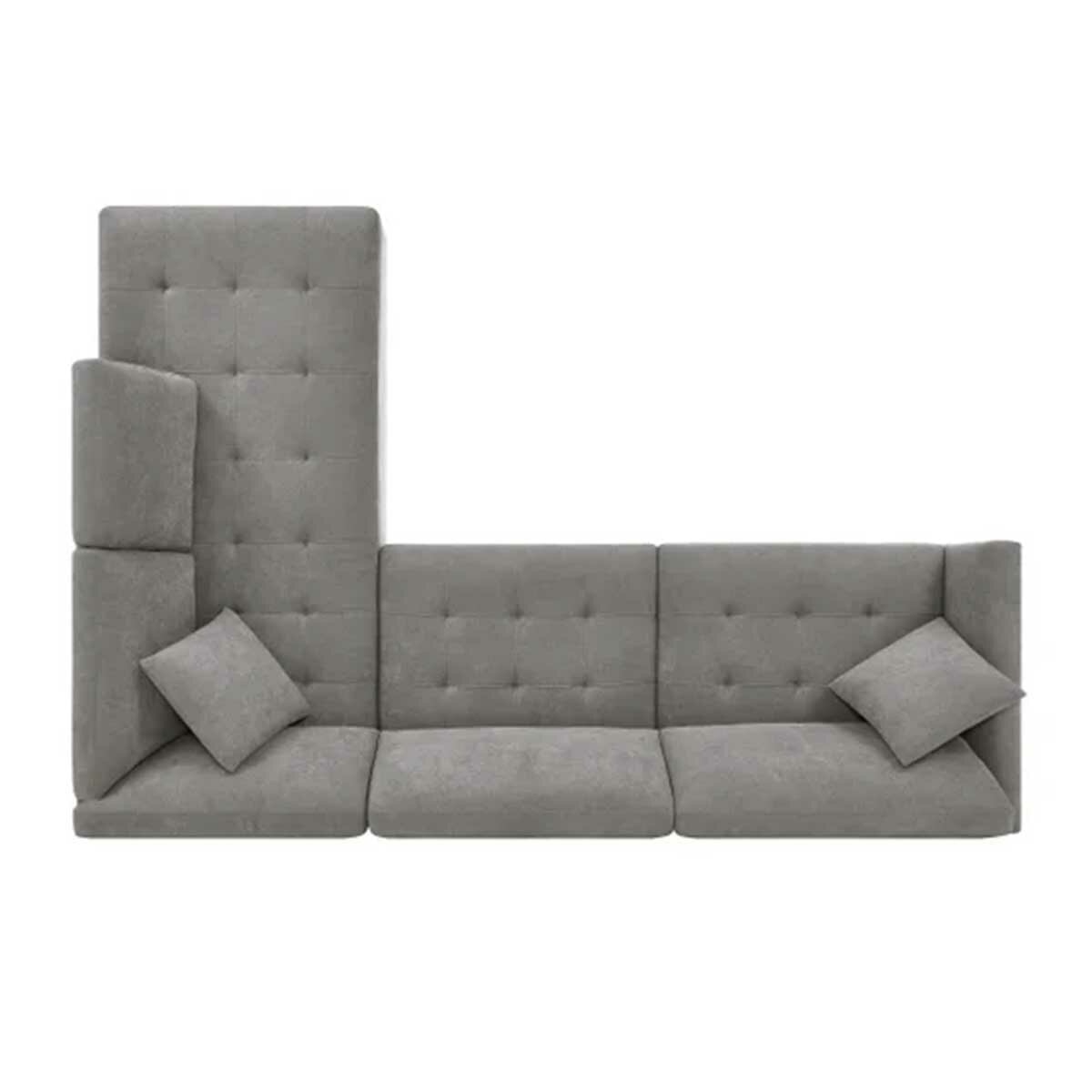 Thomasville Miles Fabric Sectional with Power Footrest