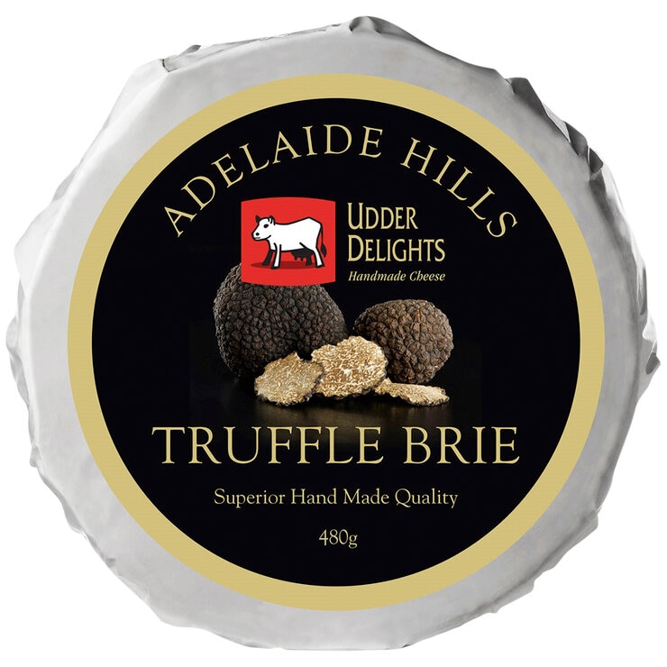 Udder Delights Truffle Brie 480g Udder Delights Truffle Brie 480g