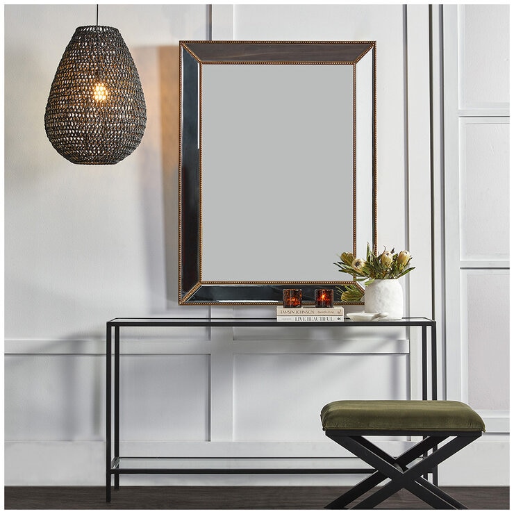 CAFE Lighting & Living Zeta Wall Mirror Large Antique Gold CAFE Lighting & Living Zeta Wall Mirror Large Antique Gold
