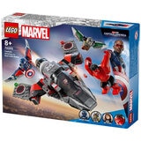LEGO Marvel Captain America vs. Red Hulk Battle 76292