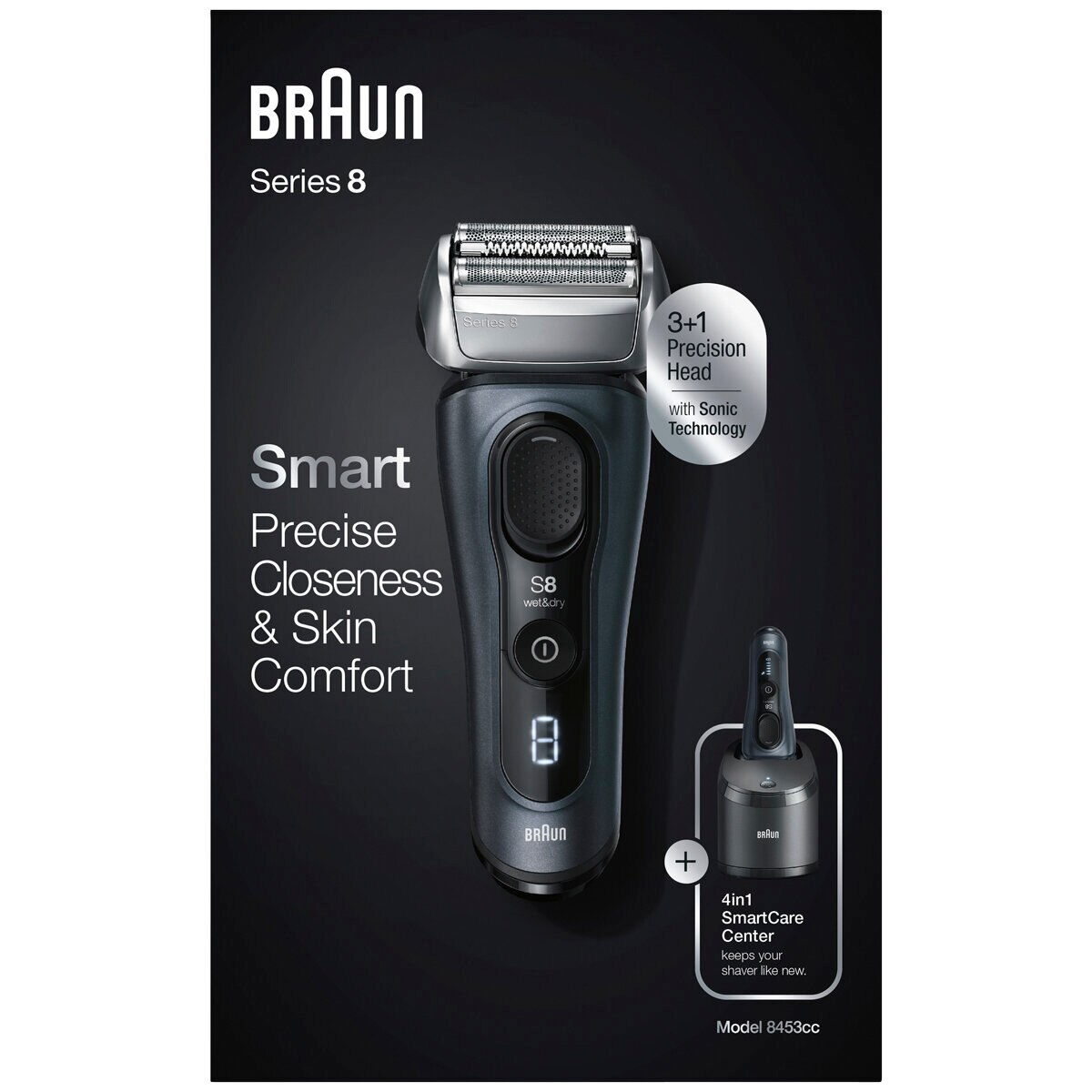 Braun 8453cc Series 8 Electric Foil Shaver
