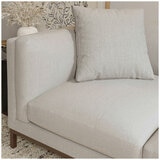 Valencia Bergen Fabric Sectional Lounge Right Chaise Beige Valencia Bergen Fabric Sectional Lounge Right Chaise Beige