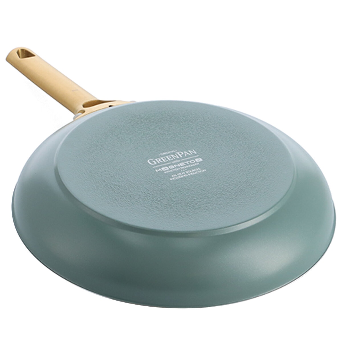GreenPan Ceramic Non-Stick Frypan 2 Piece Set 24cm And 30cm Smokey Sky Blue