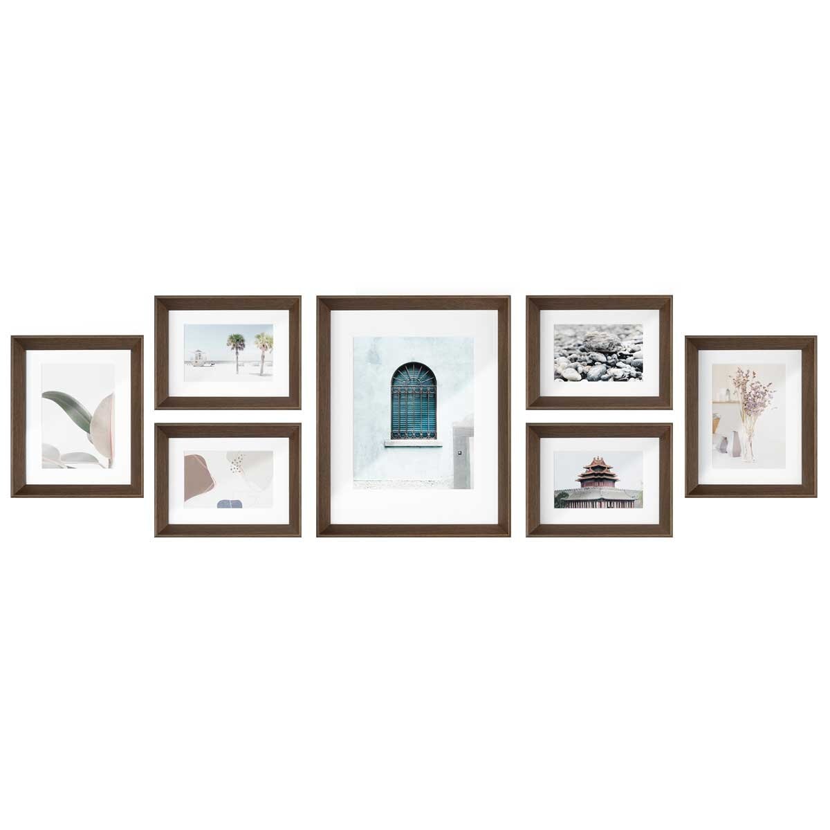 Umbra Photo Frame 7 Piece Walnut